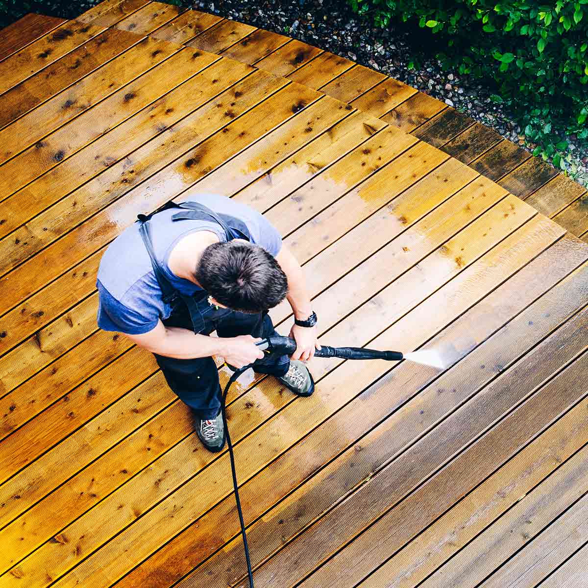 Power Washing Deck and Patio Cleaning Services from NC Paint and PowerWash