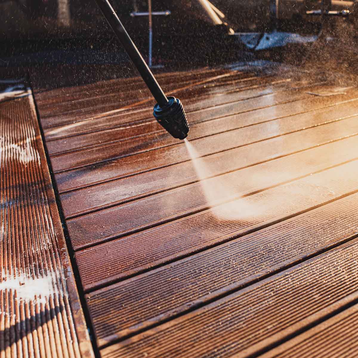 Residential Deck and Patio Cleaning and Staining Services from NC Paint and PowerWash